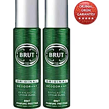 Brut Orginal Deodorant 200 ml X 2 Adet