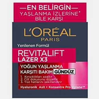 Loreal Revitalift Lazer Gündüz Kremi 50 ml