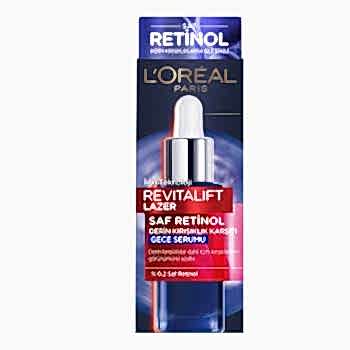 Loreal  Revitalift Lazer Derin Kırışık Karşıtı Saf Retinol Gece Serumu 30 ml