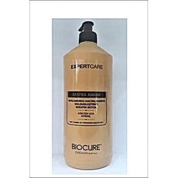 Biocure  Yıpranmış Saçlar İçin Yapılandırcı,Hacimlendirici Keratin Botox Krem 1000 ml