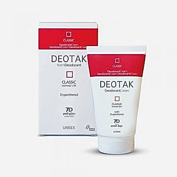 Deotak Normal Ciltler Için Klasik Krem Deodorant 35ml