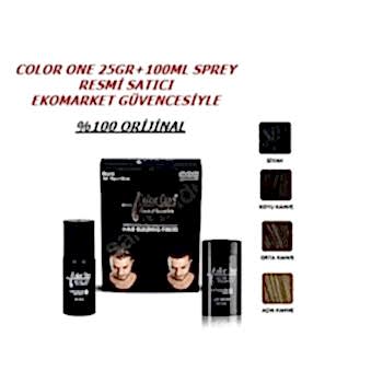 Color One Dolgunlaştırıcı Saç Fiberi 25gr +100ml Sprey-SEÇİNİZ