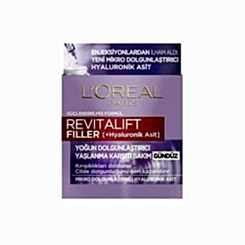 Loreal Revitalift Filler Yoğun Dolgunlaştırıcı Yaşlanma Karşıtı Gündüz Kremi 50ml - Hyaluronik Asit