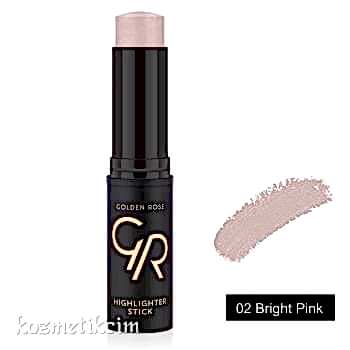 Golden Rose Highlighter Stick Aydınlatıcı 02 Bright Pink