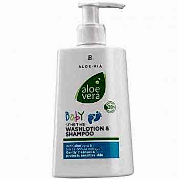 LR Aloe Vera Baby Bebek Hassas Yıkama Losyonu ve Şampuanı 250 ml