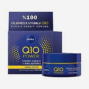 Nivea Q10 Power Kırışık Karşıtı Gece Bakım Kremi 50Ml