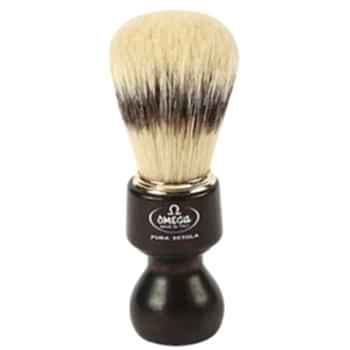 Omega 11126 Ahşap Saplı Tıraş Fırçası