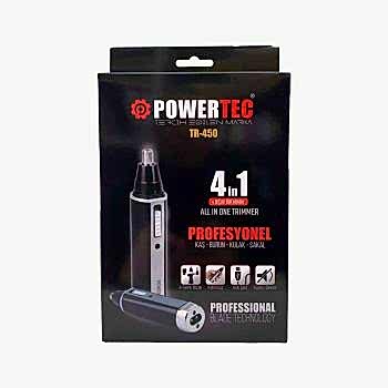Powertec Tr- 450 4in1 Profesyonel Kaş-Burun-Kulak-Sakal Makinesi