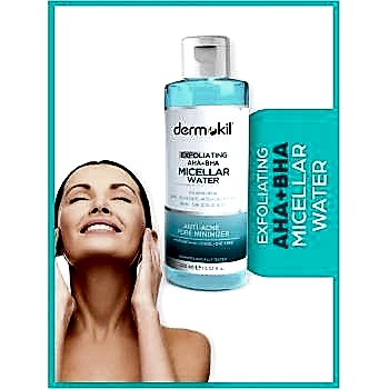 Dermokil Exfoliating Aha+Bha Niacinamide Micellar Makyaj Temizleme Suyu 400 ml