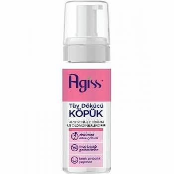 Agiss  Tüy Dökücü Köpük Tüm Ciltler İçin 150 ml