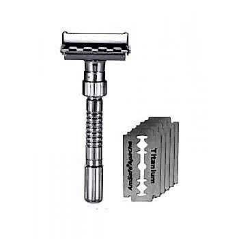 Ecce Ayarlanabilir Jiletli Sakal Tıraş Makinası Kılıflı + 5jilet