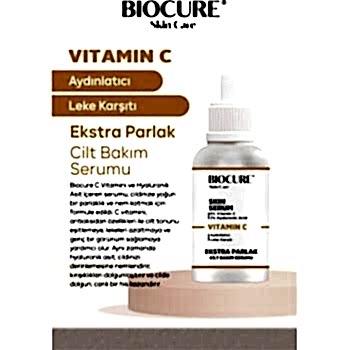 Biocure C Vitamini & Hyaluronik Asit Extra Parlak Aydınlatıcı Ve Leke Karşıtı Yüz Serumu 30 Ml