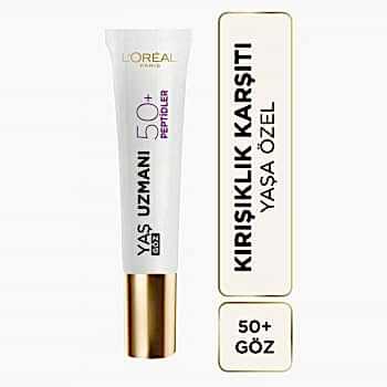 L'oreal Paris Yaş Uzmanı 50+ Kırışıklık Karşıtı Yenileyici Göz Kremi