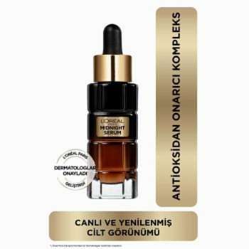 Loreal Paris  Midnight Serum Cilt Yenileme & Cilt Görünümü Canlandırma Etkili- 30 ml
