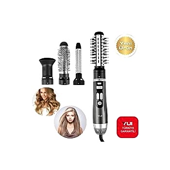 YUI Kb2001 4'ü 1 Arada Hava Üflemeli Saç Şekillendirici Set